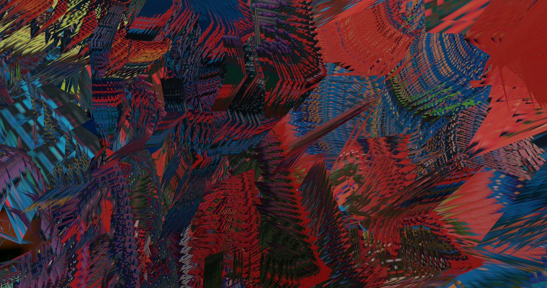 Generative Television Dust collage