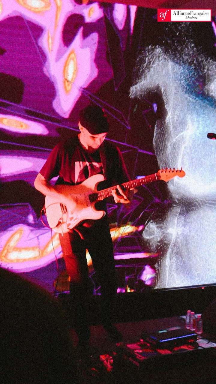 Live electronic performance with immersive visuals.