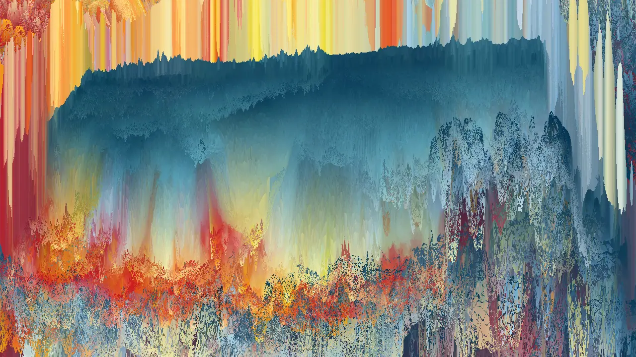 Generative Television Dust collage